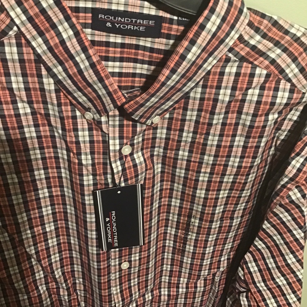 Men’s big and tall long sleeve shirt